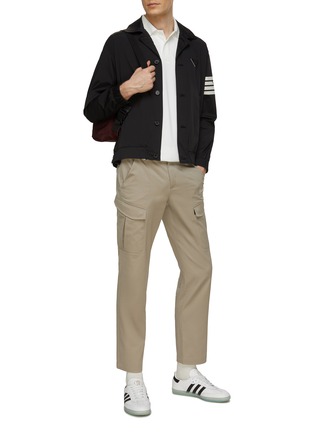 Figure View - Click To Enlarge - SOUTHCAPE - Dinosaur Patch Polo Shirt