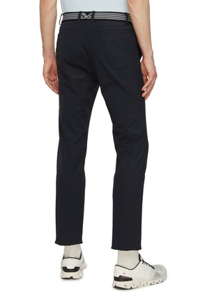 Back View - Click To Enlarge - SOUTHCAPE - 4 Row Logo Waist Slim Fit Pants