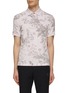 Main View - Click To Enlarge - SOUTHCAPE - Art Nouveau Plant Pattern Polo Shirt