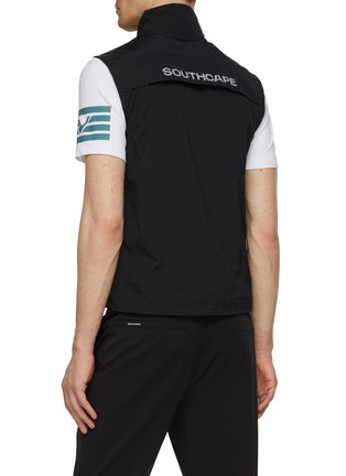 Back View - Click To Enlarge - SOUTHCAPE - Logo Print Zip Up Vest