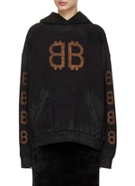 関税込【BALENCIAGA】Crypto BBプリント フーディー 関税込【BALENCIAGA】Crypto BBプリント フーディー (BALENCIAGA
