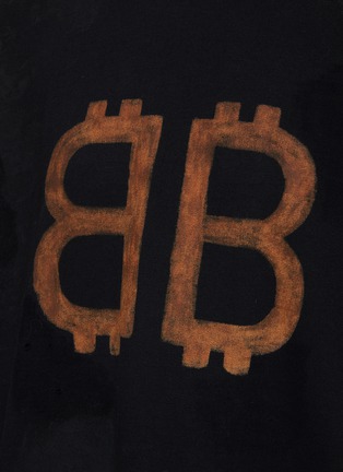  - BALENCIAGA - Crypto Oversized Crewneck T-Shirt