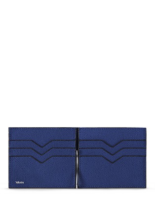 Figure View - Click To Enlarge - VALEXTRA - 'Simple Grip Spring' leather wallet