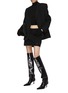 Figure View - Click To Enlarge - BALENCIAGA - Gloved Sweater
