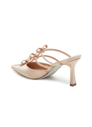  - RENÉ CAOVILLA - 80 Embellished Satin Mules