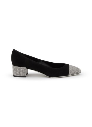 Main View - Click To Enlarge - RENÉ CAOVILLA - 40 Strass Embellished Pumps