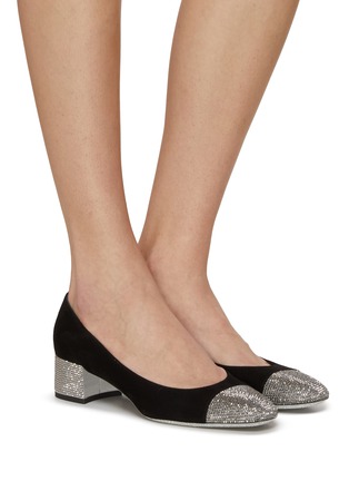 Figure View - Click To Enlarge - RENÉ CAOVILLA - 40 Strass Embellished Pumps