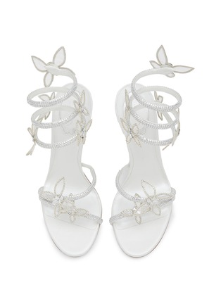 Detail View - Click To Enlarge - RENÉ CAOVILLA - 80 Mini Bow Strass Embellished Heeled Sandals