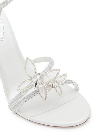 Detail View - Click To Enlarge - RENÉ CAOVILLA - 80 Mini Bow Strass Embellished Heeled Sandals