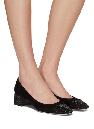 Figure View - Click To Enlarge - RENÉ CAOVILLA - 40 Strass Embellished Pumps
