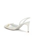  - RENÉ CAOVILLA - 80 Strass Embellished Buckled Bow Slingback Pumps