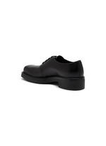 Prada brushed leather derby shoes top