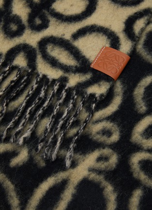 Detail View - Click To Enlarge - LOEWE - Anagram Wool Scarf