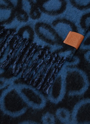 Detail View - Click To Enlarge - LOEWE - Anagram Wool Scarf