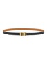 Main View - Click To Enlarge - LOEWE - Graphic Logo Buckle Leather Belt