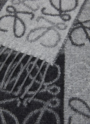 Detail View - Click To Enlarge - LOEWE - Anagram Cashmere Blend Scarf