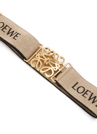 Detail View - Click To Enlarge - LOEWE - Logo Jacquard Elasticated Belt