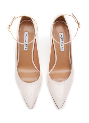 Detail View - Click To Enlarge - AQUAZZURA - Love Affair 85 Patent Pumps