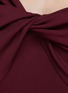  - ROLAND MOURET - Asymmetric Shoulder Midi Dress