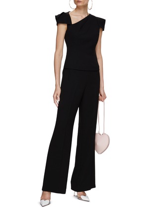 Figure View - Click To Enlarge - ROLAND MOURET - Asymmetric Neck Top