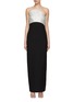 Main View - Click To Enlarge - ROLAND MOURET - Diamante Silk Wool Maxi Dress