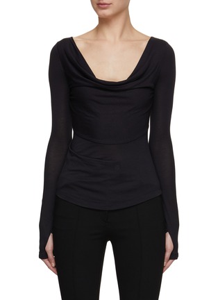 Main View - Click To Enlarge - HELMUT LANG - Scala Cowl Top