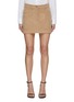 Main View - Click To Enlarge - HELMUT LANG - Hair Wool Mini Skirt