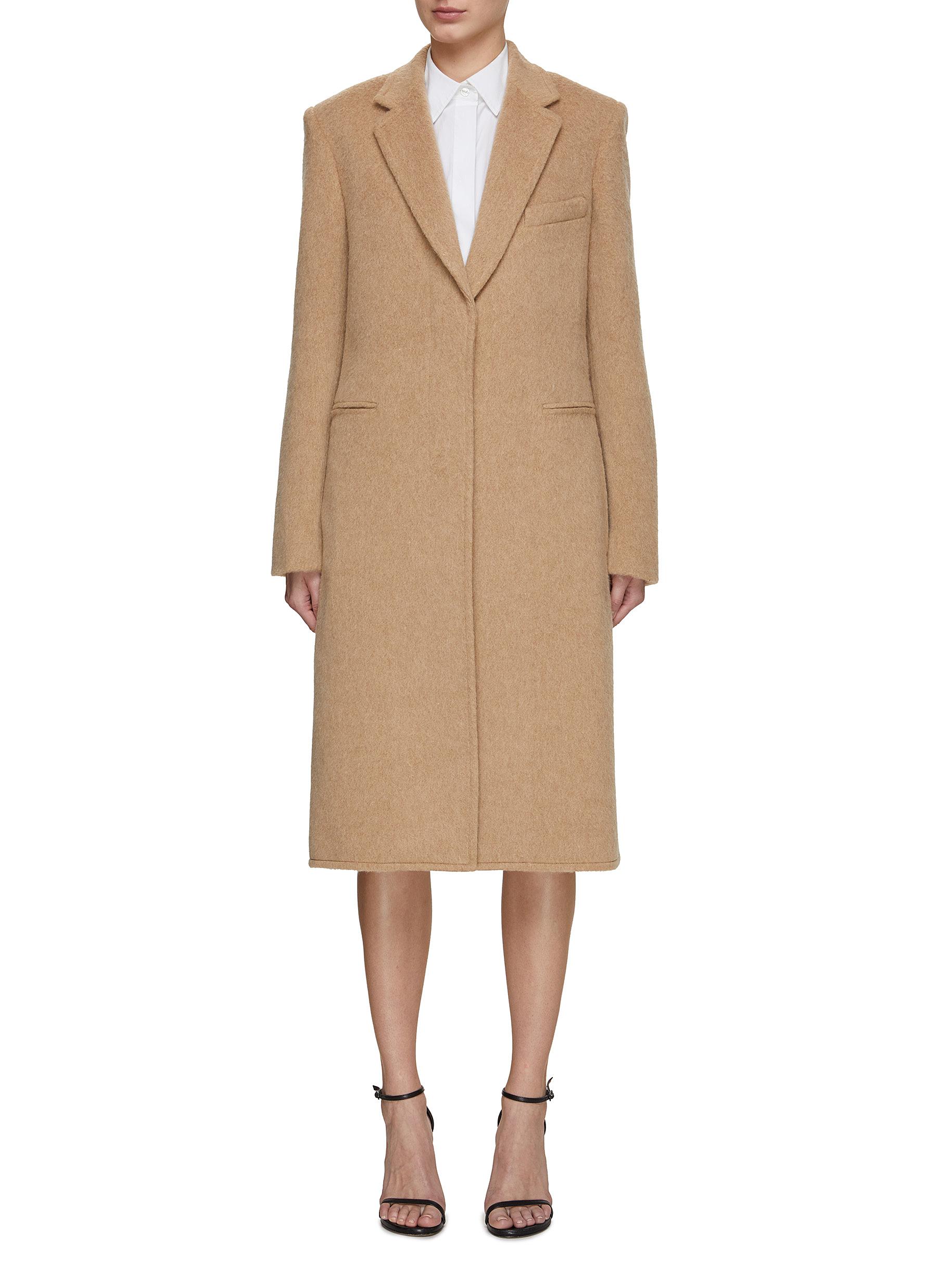 Helmut lang wool blanket coat top