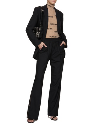 Figure View - Click To Enlarge - HELMUT LANG - Logo Tape Tailored Pants