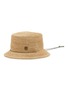 Main View - Click To Enlarge - MAISON MICHEL - Arsene Metal Chain Straw Bucket Hat