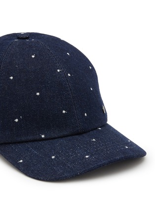 Detail View - Click To Enlarge - MAISON MICHEL - Tiger Embroidered Baseball Cap