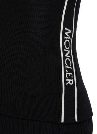  - MONCLER - Half Zip Knit Top