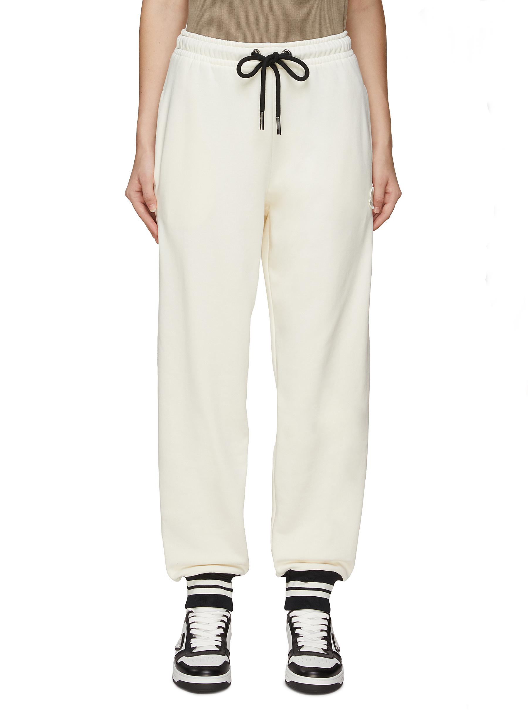 MONCLER Contrast Cuff Joggers Women Lane Crawford