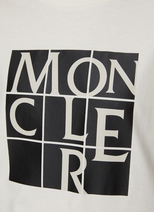  - MONCLER - Logo Print Cotton T-Shirt