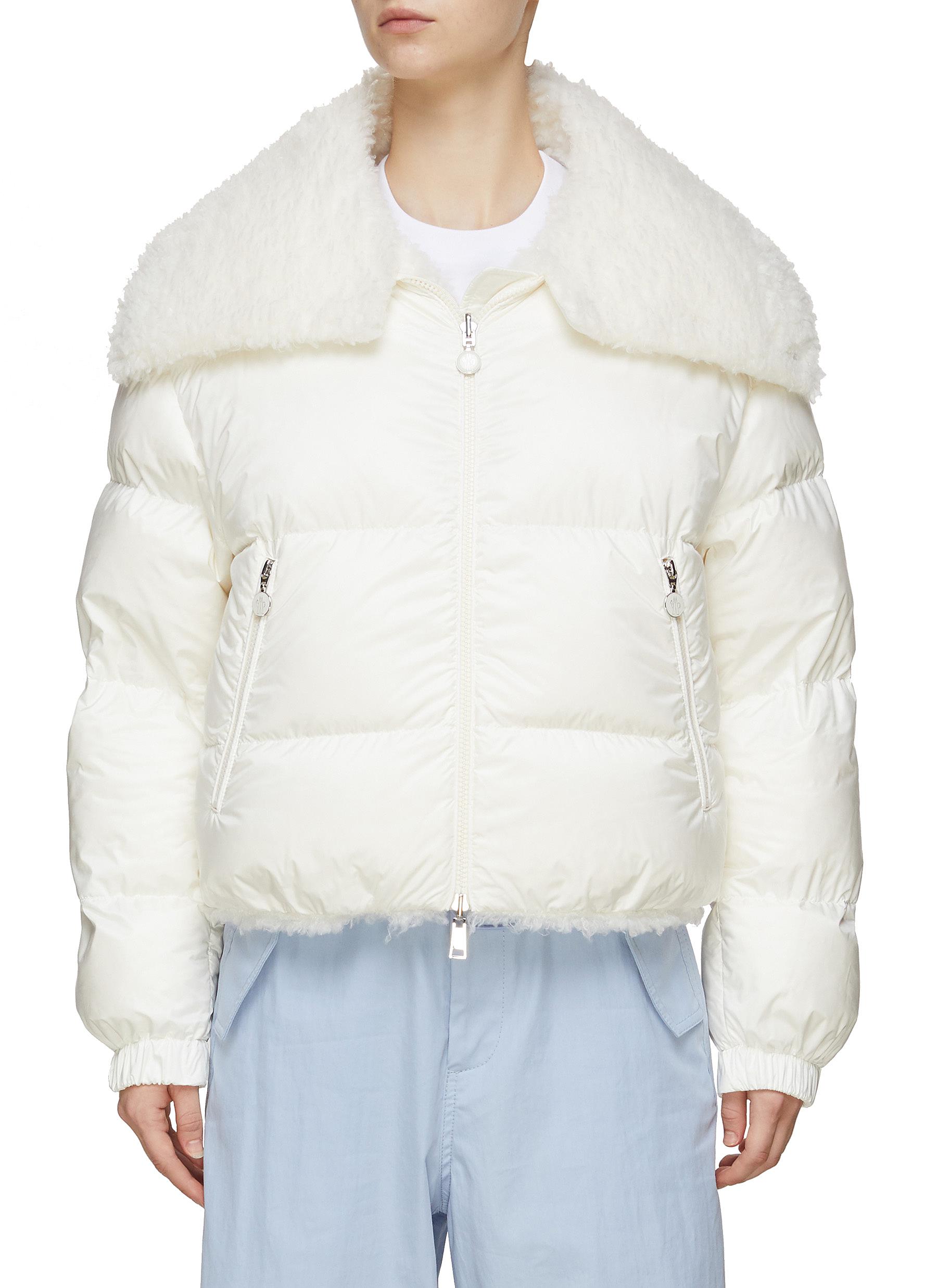 shearling puffer jacket