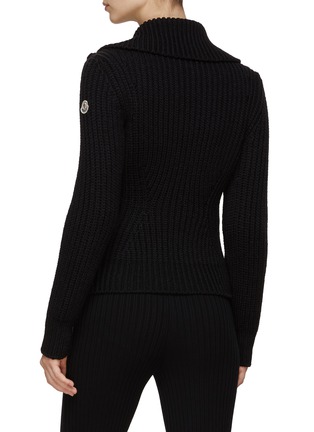 MONCLER | Quilted Front Zip Up Cardigan | Women | Lane Crawford