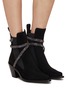 Figure View - Click To Enlarge - RENÉ CAOVILLA - 65 Cleo Western Strass Embellished Suede Boots