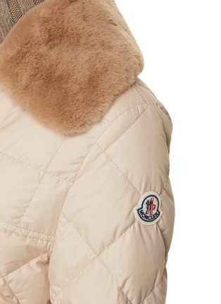  - MONCLER - Cygne Removable Collar Quilted Jacket