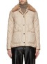 Main View - Click To Enlarge - MONCLER - Cygne Removable Collar Quilted Jacket
