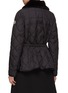 Back View - Click To Enlarge - MONCLER - Removable Fur Collar Belted Jacket