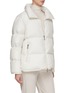 Detail View - Click To Enlarge - MONCLER - Labbe Jacket With Removable Shearling Hood