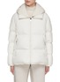 Main View - Click To Enlarge - MONCLER - Labbe Jacket With Removable Shearling Hood