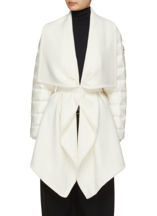 Main View - Click To Enlarge - MONCLER - Belted Cape Coat