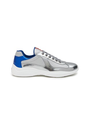Main View - Click To Enlarge - PRADA - America's Cup Patent Leather Sneakers