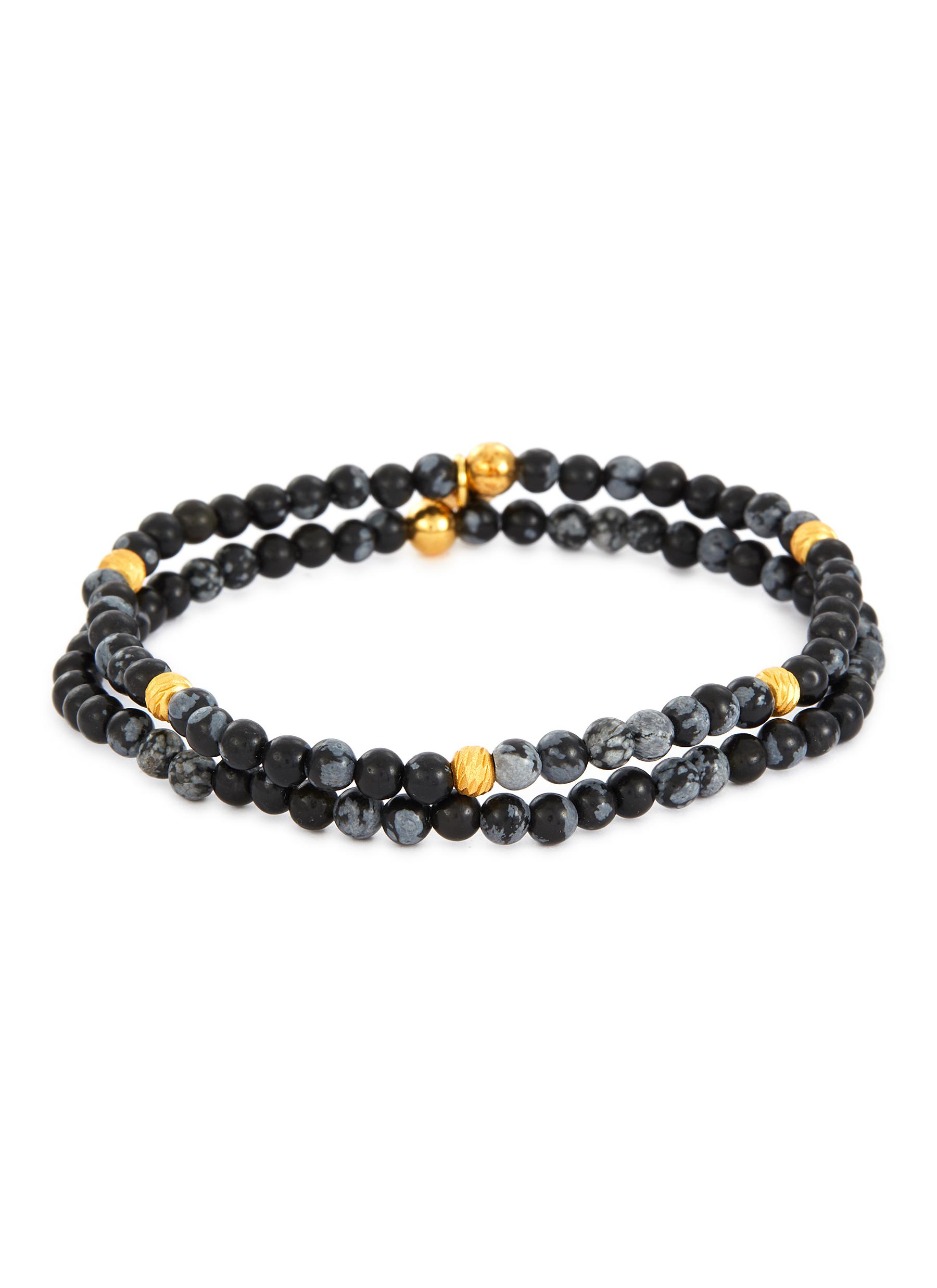 Graffiato Sennit Duo 18k Gold Plated Sterling Silver Bracelet