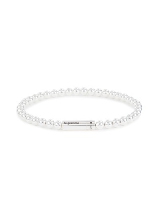 Main View - Click To Enlarge - LE GRAMME - 25g Polished Sterling Silver Beaded Bracelet