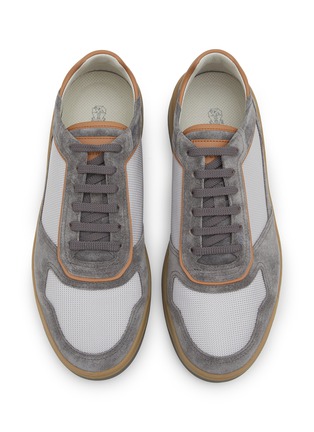 Detail View - Click To Enlarge - BRUNELLO CUCINELLI - Low Top Lace Up Sneakers