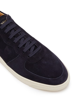 Detail View - Click To Enlarge - BRUNELLO CUCINELLI - Suede Low Top Sneakers