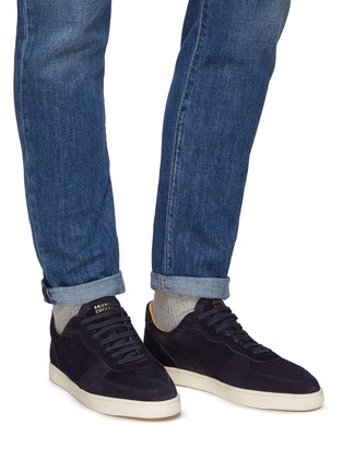 BRUNELLO CUCINELLI | Suede Low Top Sneakers