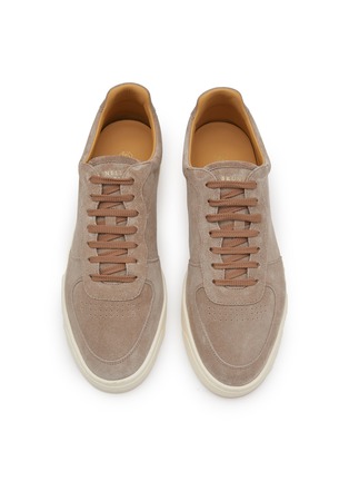 Detail View - Click To Enlarge - BRUNELLO CUCINELLI - Suede Low Top Sneakers